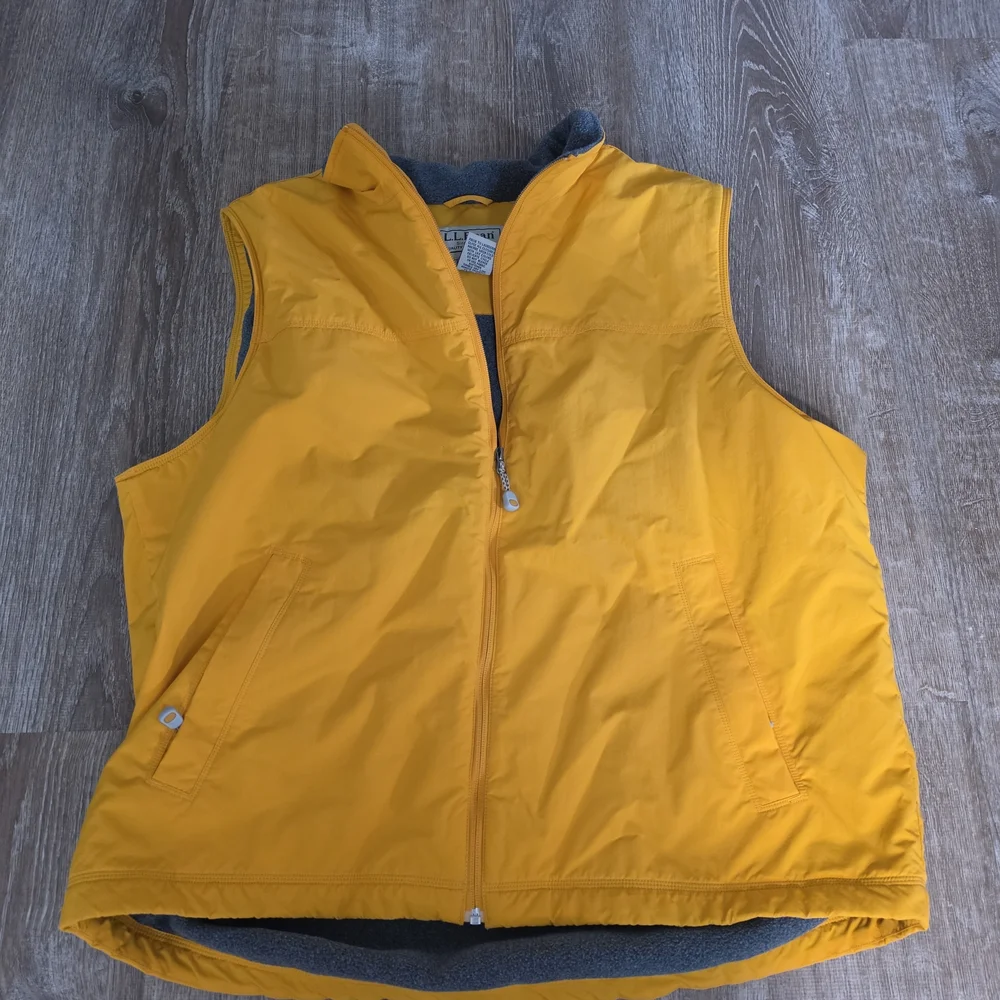 L.L. Bean Golden Zip-Up Vest